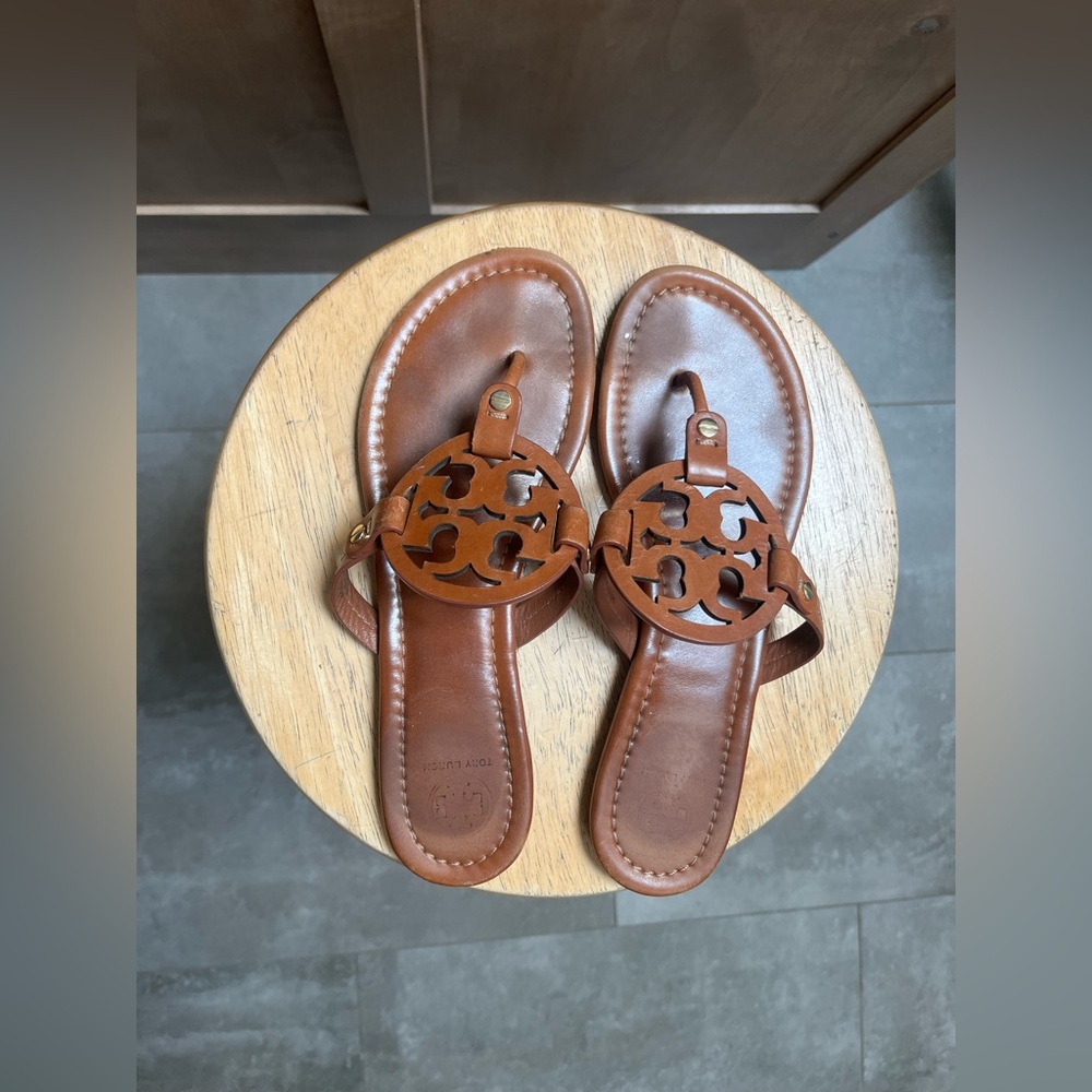Tory Burch Miller Sandal Vintage Vachetta